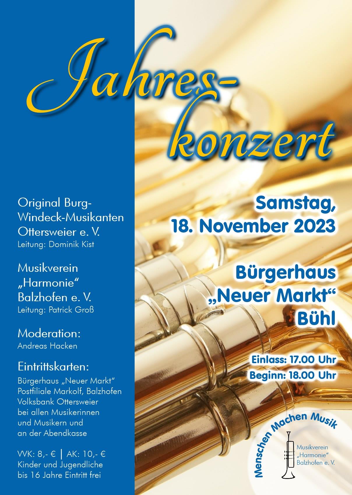 Jahreskonzert Musikverein „Harmonie“ Balzhofen e.V.