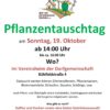 Einladung zum Pflanzentauschtag des Obst-und Gartenbauvereins Balzhofen am 19. Oktober