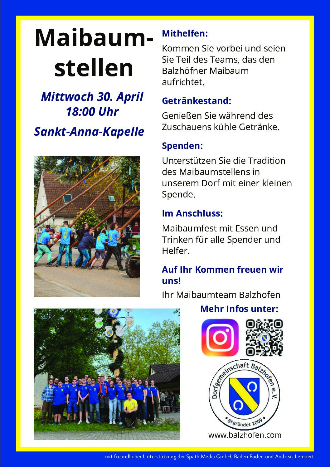 Maibaumstellen 2025