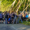 Maibaumstellen am 30. April 2026